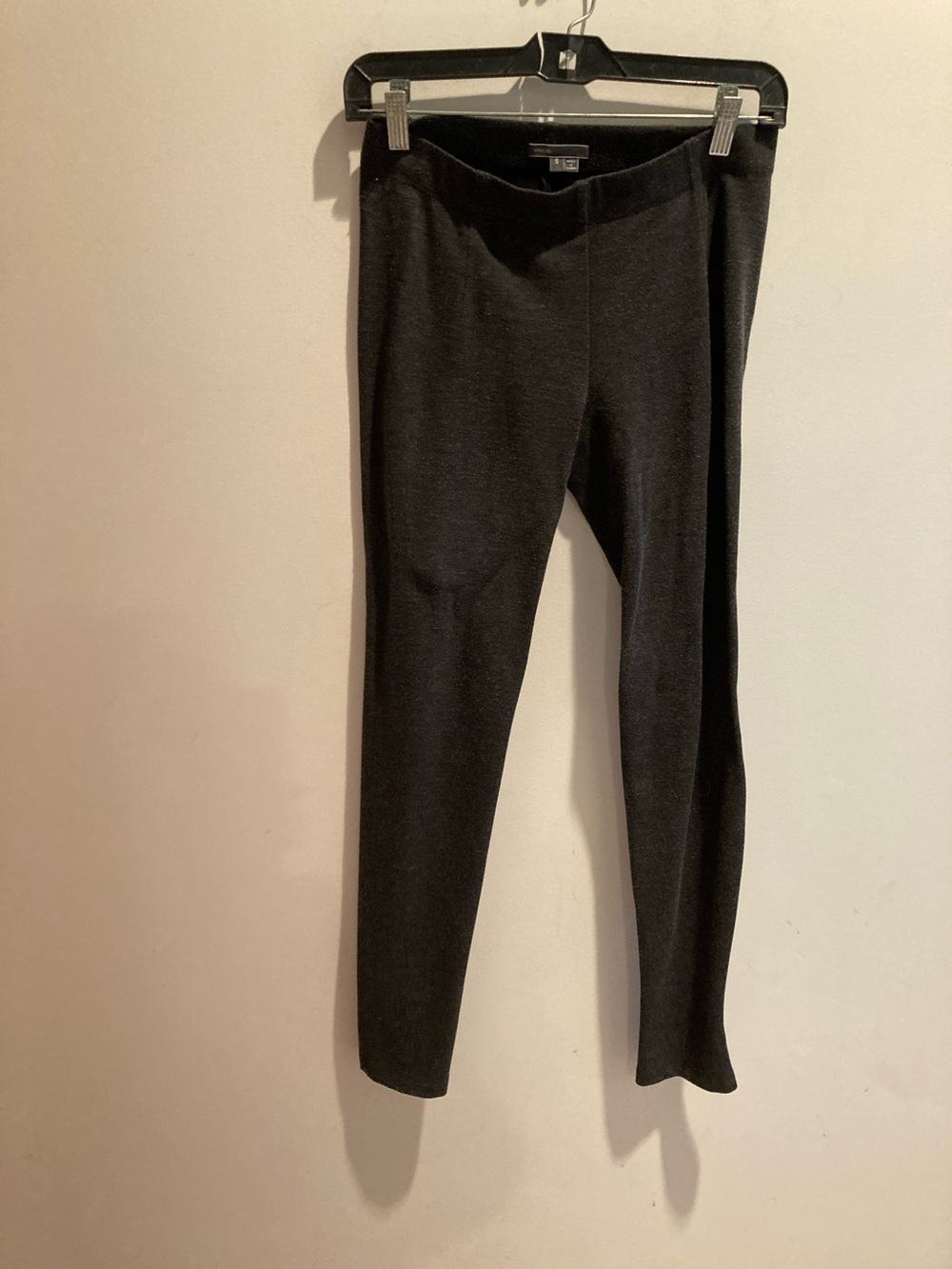 VINCE Women black Stretch Ponte Legging